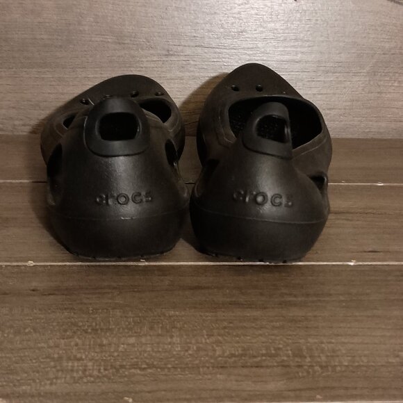 Crocs Kadee Ballet Flats Women Size 8 Black Round Toe Slip On - Picture 6 of 13